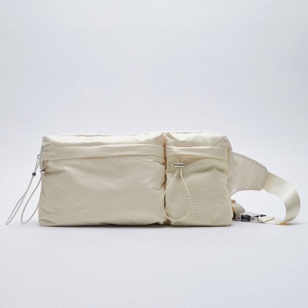 Technical fabric belt bag